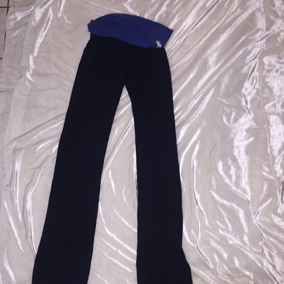 navy blue bootcut yoga pants